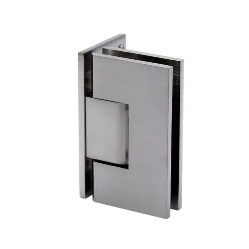 Wall to Glass Offset Back Plate Hinge Polished Nickel Wall to Glass Offset Back Plate Hinge Polished Nickel
