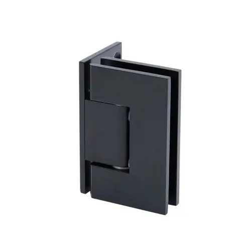 Wall to Glass Offset Back Plate Hinge-Oil Rubbed Bronze - Matte Black Wall to Glass Offset Back Plate Hinge-Oil Rubbed Bronze - Matte Black