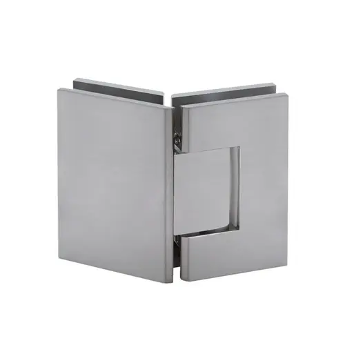 135 degree Glass to Glass Hinge Brushed Nickel 135 degree Glass to Glass Hinge Brushed Nickel