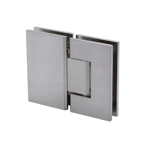 180 degree Glass to Glass Hinge Brushed Nickel 180 degree Glass to Glass Hinge Brushed Nickel