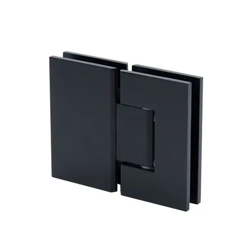 180 degree Glass to Glass Hinge Matte Black 180 degree Glass to Glass Hinge Matte Black