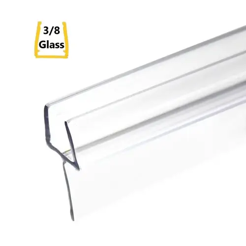 Shower Door Single Fin Seal Clear - 95" Length Shower Door Single Fin Seal Clear - 95" Length