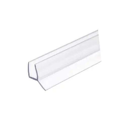 135 degree Shower Door Soft Fin Edge Seal for 3/8" Thick Glass 95" Length 135 degree Shower Door Soft Fin Edge Seal for 3/8" Thick Glass 95" Length