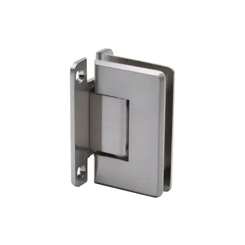 Wall to Glass "H" Back Plate Hinge- Beveled Brushed Gold Wall to Glass "H" Back Plate Hinge- Beveled Brushed Gold