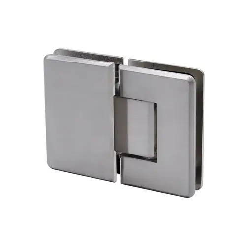 180 degree Glass to Glass Hinge Brushed Nickel 180 degree Glass to Glass Hinge Brushed Nickel