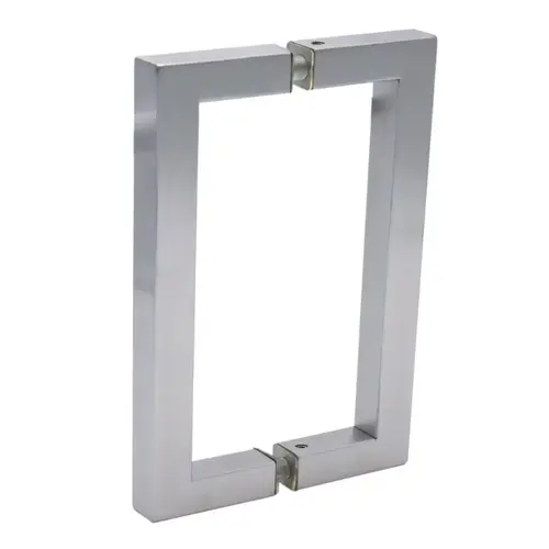 Square Back to Back Pull Handle-Chrome-12" Square Back to Back Pull Handle-Chrome-12"