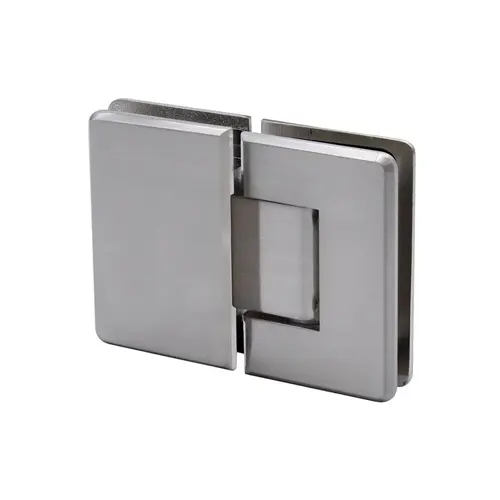 180 degree Glass to Glass Hinge Polished Nickel 180 degree Glass to Glass Hinge Polished Nickel