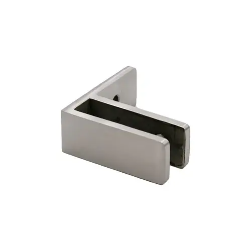 Stabilizing Glass Clamp Wall Mount 1/2"-9/16" Glass Brushed Nickel