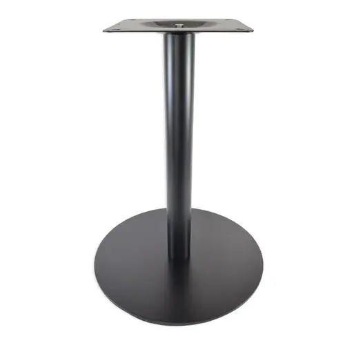 Positano 4000BKZ Steel Table Base, 22" Round, 28-1/2" Height, Black Powder Coated Positano 4000BKZ Steel Table Base, 22" Round, 28-1/2" Height, Black Powder Coated