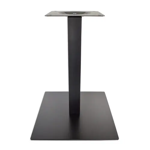 Positano 5000BKZ Series Square Table Base, 22" Base, Black Steel, Bar Height Positano 5000BKZ Series Square Table Base, 22" Base, Black Steel, Bar Height