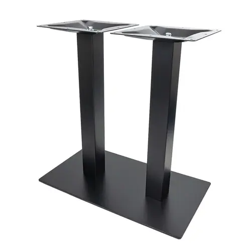 Positano Line 5000BKZ Series Square Steel Bar Height Table Base, Black Positano Line 5000BKZ Series Square Steel Bar Height Table Base, Black