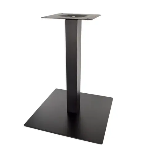 Positano 5000BKZ Series Steel Square Table Base, 17" Base, Black Positano 5000BKZ Series Steel Square Table Base, 17" Base, Black