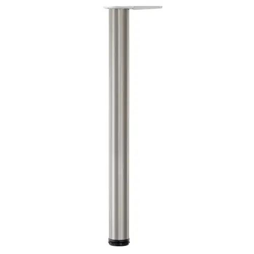 2-3/8" Diameter x 27-3/4" High Hamburg Table Leg Set, Brushed Steel, 4/Set 2-3/8" Diameter x 27-3/4" High Hamburg Table Leg Set, Brushed Steel, 4/Set