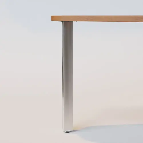 2-3/8" Wide x 40-3/4" High Square Rockwell Single Table Leg, Stainless Steel 2-3/8" Wide x 40-3/4" High Square Rockwell Single Table Leg, Stainless Steel