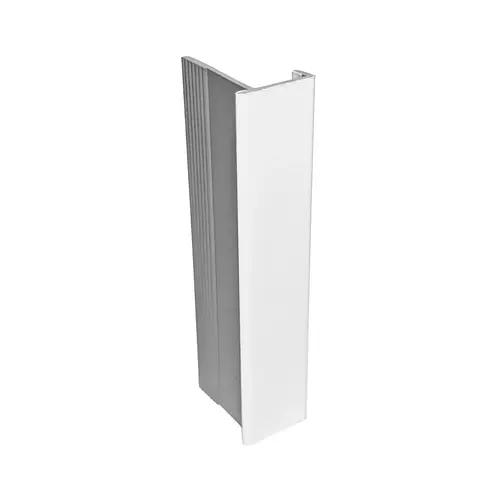 TOE KICK CONNECTOR 90 DEGREE END CAP Matte White TOE KICK CONNECTOR 90 DEGREE END CAP Matte White