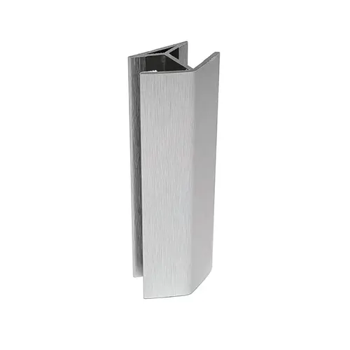 TOE KICK CONNECTOR 135 DEGREE CORNER Natural Anodized Aluminum TOE KICK CONNECTOR 135 DEGREE CORNER Natural Anodized Aluminum