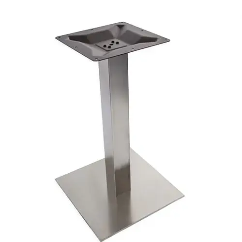 5000 SERIES, VERONA LINE, STAINLESS STEEL, SQUARE COLUMN TABLE BASE 5000 SERIES, VERONA LINE, STAINLESS STEEL, SQUARE COLUMN TABLE BASE