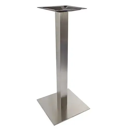 5000 SERIES, VERONA LINE, STAINLESS STEEL, SQUARE COLUMN TABLE BASE 5000 SERIES, VERONA LINE, STAINLESS STEEL, SQUARE COLUMN TABLE BASE