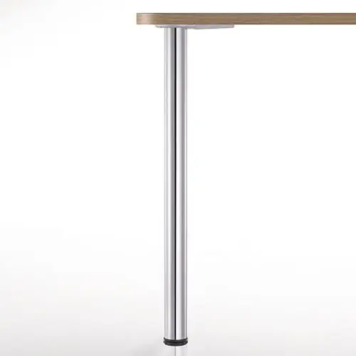 BREMEN STEEL TABLE LEGS 2" Polished Chrome BREMEN STEEL TABLE LEGS 2" Polished Chrome