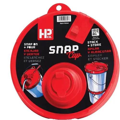 Handy 9700 Handy Snap Cap, Silicone, For: 1 gal Metal and Plastic Paint Cans Handy 9700 Handy Snap Cap, Silicone, For: 1 gal Metal and Plastic Paint Cans