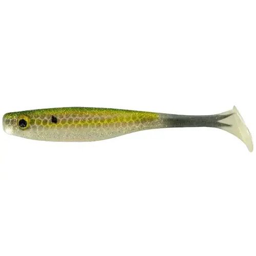 Big Bite Baits Bait, Shad, Chartreuse Shad Bait - pack of 5 Big Bite Baits Bait, Shad, Chartreuse Shad Bait - pack of 5