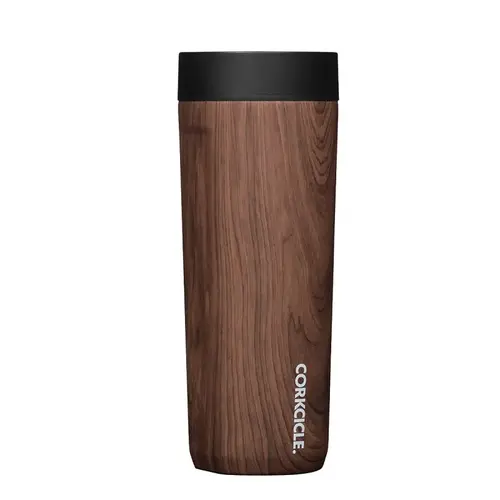 Corkcicle Sierra Series Commuter Cup Travel Coffee Mug, 17 oz, Ceramic, Walnut Wood Corkcicle Sierra Series Commuter Cup Travel Coffee Mug, 17 oz, Ceramic, Walnut Wood