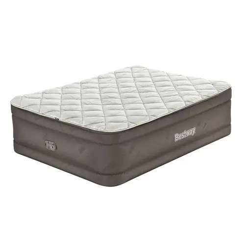 Queen Air Mattress with Duvet Top and Built-in Pump Queen Air Mattress with Duvet Top and Built-in Pump