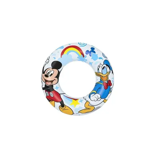 Bestway 91004 Mickey Mouse Clubhouse Swim Ring, Inflatable Profile, Ring, PVC, Multi-Color Bestway 91004 Mickey Mouse Clubhouse Swim Ring, Inflatable Profile, Ring, PVC, Multi-Color