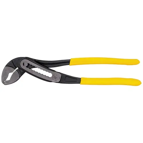 Klein Tools Classic Klaw Series D504-10 Pump Plier, 9-7/8 in OAL, 2-1/8 in Jaw, Yellow Handle, 1 in L Jaw Klein Tools Classic Klaw Series D504-10 Pump Plier, 9-7/8 in OAL, 2-1/8 in Jaw, Yellow Handle, 1 in L Jaw