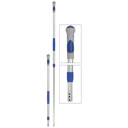 Mop Handle 38-72IN Gray Aluminum Telescopic - pack of 10 Mop Handle 38-72IN Gray Aluminum Telescopic - pack of 10