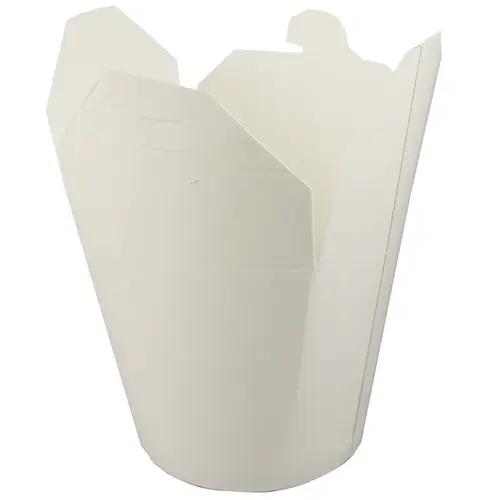 SmartServ Food Pail 26 OZ 3.625X4X3.5X3.75 IN Paper White Round - pack of 500 SmartServ Food Pail 26 OZ 3.625X4X3.5X3.75 IN Paper White Round - pack of 500