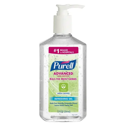 Purell Hand Sanitizer Gel 12 OZ 2.25X2.7X7.5 IN Fragrance Free Advanced - pack of 12 Purell Hand Sanitizer Gel 12 OZ 2.25X2.7X7.5 IN Fragrance Free Advanced - pack of 12
