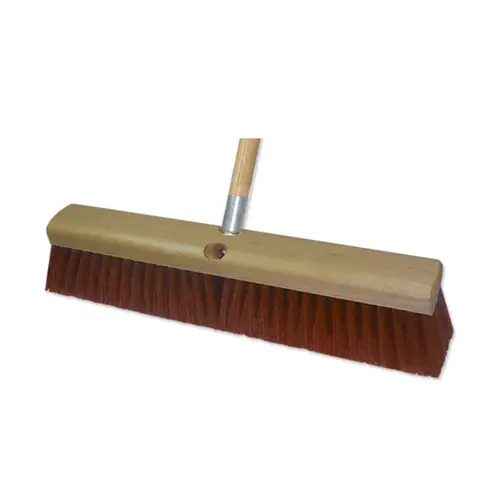 Multi-Purpose Broom Red PP With 24IN Head Multi-Purpose Broom Red PP With 24IN Head