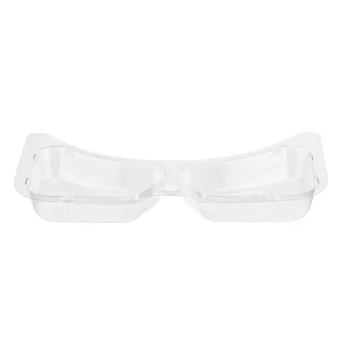 Safe-T-Fresh Take-Out Container Insert 4 OZ 6.9375X3.625X0.8125 IN 2 Compartment RPET Clear Rectangle - pack of 360 Safe-T-Fresh Take-Out Container Insert 4 OZ 6.9375X3.625X0.8125 IN 2 Compartment RPET Clear Rectangle - pack of 360
