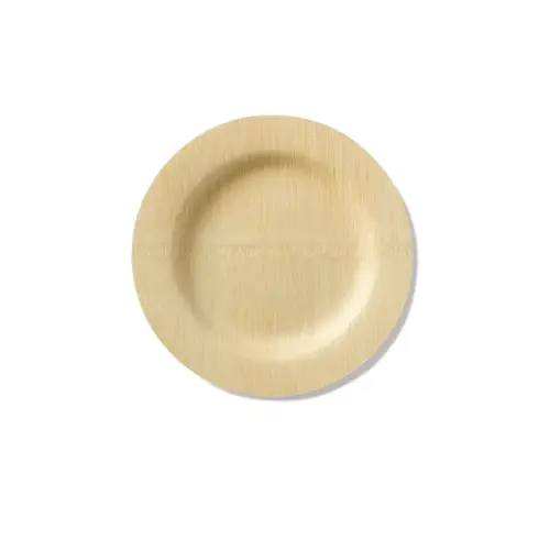 Plate 7 IN Bamboo Natural Round - pack of 100 Plate 7 IN Bamboo Natural Round - pack of 100