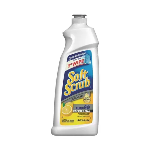 Soft Scrub Lemon Cleanser 36 FLOZ Cream Abrasive White - pack of 6 Soft Scrub Lemon Cleanser 36 FLOZ Cream Abrasive White - pack of 6