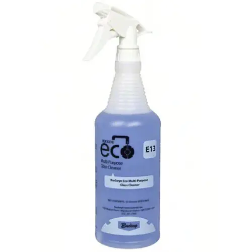 Eco E13 Multi-Purpose Non-Ammoniated Glass Cleaner Spray Bottle & Trigger Sprayer 1 QT Plastic Empty Eco E13 Multi-Purpose Non-Ammoniated Glass Cleaner Spray Bottle & Trigger Sprayer 1 QT Plastic Empty