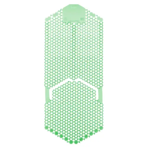 Tsunami Urinal Screen Cucumber Melon Green EVA 15.5X6.5X0.875 IN - pack of 6 Tsunami Urinal Screen Cucumber Melon Green EVA 15.5X6.5X0.875 IN - pack of 6