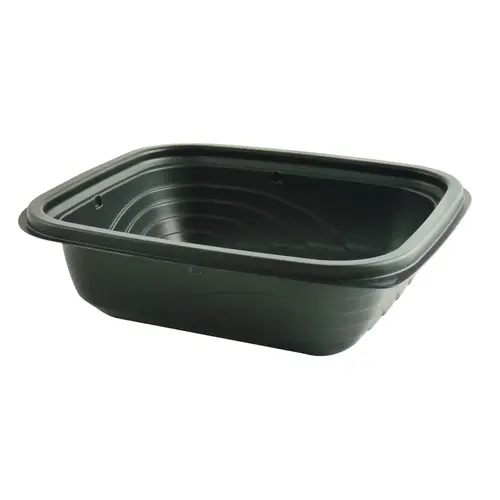 Take-Out Container Base 6.62X5.75X1.76 IN PP Black Clear Rectangle Microwave Safe Anti-Fog Leak Resistant - pack of 756 Take-Out Container Base 6.62X5.75X1.76 IN PP Black Clear Rectangle Microwave Safe Anti-Fog Leak Resistant - pack of 756