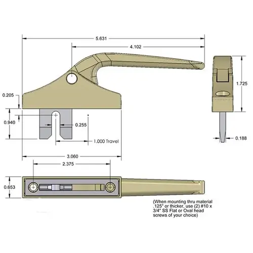 Magnum Linear Handle Satin Nickel Magnum Linear Handle Satin Nickel