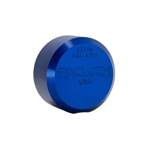 Aluminum Hockey Puck Padlock, Flat Back, Works with Standard 6 Pin Key in Knob Cylinder, (not Included) Aluminum Hockey Puck Padlock, Flat Back, Works with Standard 6 Pin Key in Knob Cylinder, (not Included)