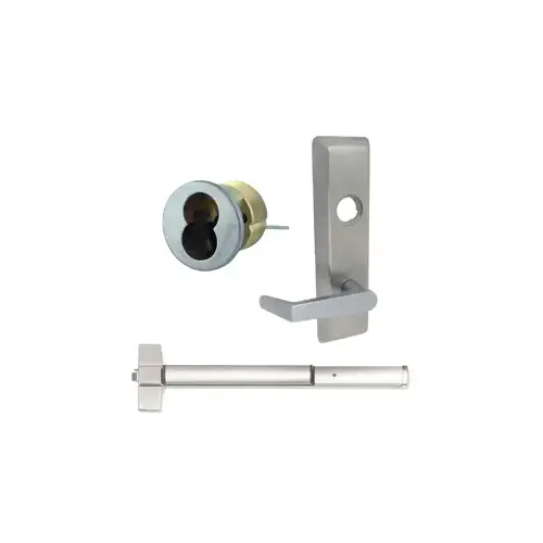 KIT - Rim Exit Device, N959 Newport Storeroom Lever Trim (Includes CL6 LFIC Rim Housing, Less Core), Key Operated Lever, LHR Left Hand Reverse/Reversible Handing, M54 SNB, Sex Nuts and Bolts, 36", Hex Dogging, Grade 1, ED5000 Series, 630/US32D Satin Stainless Steel KIT - Rim Exit Device, N959 Newport Storeroom Lever Trim (Includes CL6 LFIC Rim Housing, Less Core), Key Operated Lever, LHR Left Hand Reverse/Reversible Handing, M54 SNB, Sex Nuts and Bolts, 36", Hex Dogging, Grade 1, ED5000 Series, 630/US32D Satin Stainless Steel