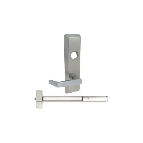 KIT - Fire-Rated 3 Hour, Rim Exit Device, N959 Newport Storeroom Lever Trim (Rim Cylinder Required), Key Operated Lever, LHR Left Hand Reverse/Reversible Handing, Less Cylinders, M54 SNB, Sex Nuts and Bolts, 48", No Dogging, Grade 1, ED5000 Series, 630/US32D Satin Stainless Steel KIT - Fire-Rated 3 Hour, Rim Exit Device, N959 Newport Storeroom Lever Trim (Rim Cylinder Required), Key Operated Lever, LHR Left Hand Reverse/Reversible Handing, Less Cylinders, M54 SNB, Sex Nuts and Bolts, 48", No Dogging, Grade 1, ED5000 Series, 630/US32D Satin Stainless Steel