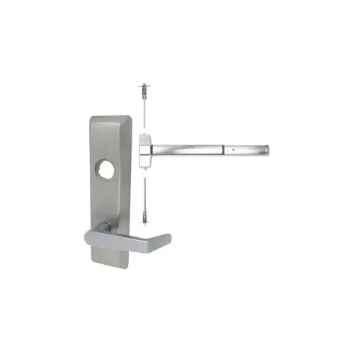 KIT - SVR Surface Vertical Rod Exit Device, N959 Newport Storeroom Lever Trim (Rim Cylinder Required), Key Operated Lever, RHR Right Hand Reverse/Reversible Handing, Less Cylinders, M54 SNB, Sex Nuts and Bolts, 36" x 84", Hex Dogging, Grade 1, ED5000 Series, 630/US32D Satin Stainless Steel KIT - SVR Surface Vertical Rod Exit Device, N959 Newport Storeroom Lever Trim (Rim Cylinder Required), Key Operated Lever, RHR Right Hand Reverse/Reversible Handing, Less Cylinders, M54 SNB, Sex Nuts and Bolts, 36" x 84", Hex Dogging, Grade 1, ED5000 Series, 630/US32D Satin Stainless Steel