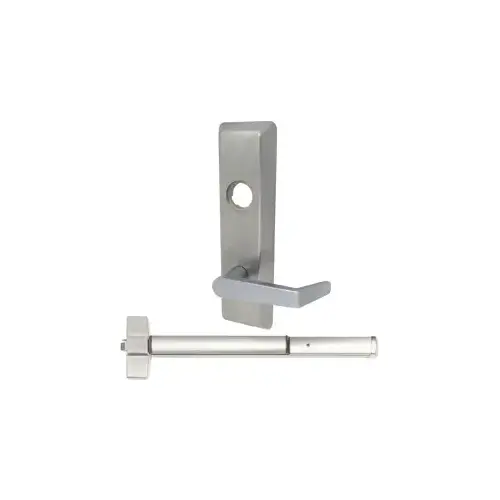 KIT - Fire-Rated 3 Hour, Rim Exit Device, N959 Newport Storeroom Lever Trim (Rim Cylinder Required), Key Operated Lever, RHR Right Hand Reverse/Reversible Handing, Less Cylinders, M54 SNB, Sex Nuts and Bolts, 48", No Dogging, Grade 1, ED5000 Series, 630/US32D Satin Stainless Steel KIT - Fire-Rated 3 Hour, Rim Exit Device, N959 Newport Storeroom Lever Trim (Rim Cylinder Required), Key Operated Lever, RHR Right Hand Reverse/Reversible Handing, Less Cylinders, M54 SNB, Sex Nuts and Bolts, 48", No Dogging, Grade 1, ED5000 Series, 630/US32D Satin Stainless Steel
