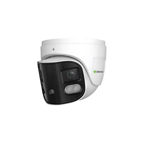2 Each x 4 Megapixel H.265 30fps Knight Guard Active Deterrence Turret Camera w/Smart Hi Intensity LEDs in 180 Degree Array. Fixed 3.5mm Lenses, White 2 Each x 4 Megapixel H.265 30fps Knight Guard Active Deterrence Turret Camera w/Smart Hi Intensity LEDs in 180 Degree Array. Fixed 3.5mm Lenses, White