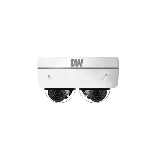 MEGApix AI 10 MP Dual Sensor Dome Camera, 2 x 5MP@30fps, Star Light Plus, 2 x 2.8mm Lens, 60ft IR, True Wide Dynamic Range (T-WDR), 180 /90 View, Triple Codec, True Day/Night, 2 Way Audio, Alarms, SD Slot, PoE/12VDC, ONVIF, UL, NDAA/TAA, IP67, IK10, AI Edge (1-Channel) MEGApix AI 10 MP Dual Sensor Dome Camera, 2 x 5MP@30fps, Star Light Plus, 2 x 2.8mm Lens, 60ft IR, True Wide Dynamic Range (T-WDR), 180 /90 View, Triple Codec, True Day/Night, 2 Way Audio, Alarms, SD Slot, PoE/12VDC, ONVIF, UL, NDAA/TAA, IP67, IK10, AI Edge (1-Channel)