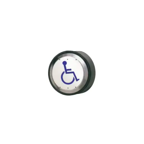 Round Surface Mounting Box for 4" Push Plate, Black ABS Round Surface Mounting Box for 4" Push Plate, Black ABS