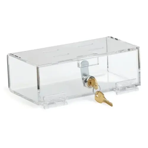 Acrylic Small Refrigerator Lock Box - Keyed Same Acrylic Small Refrigerator Lock Box - Keyed Same
