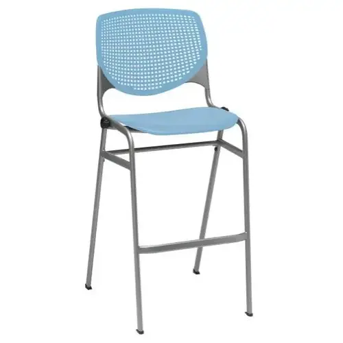 Kool Stack Barstool, Sky Blue Kool Stack Barstool, Sky Blue
